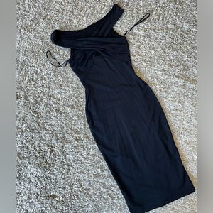 Bebe black bodycon dress